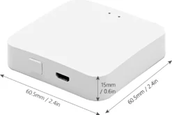 Tuya ZigBee Gateway Hub Intelligenter ZigBee Central Hub WLAN Smart Home Bridge Drahtlose Fernbedienung Verbindung Mehrerer Geraete Bis Zu 60 Smart Devices Kompatibel Mit Alexa Google Assistant -Elektronikpunkt 0023b473932735bdf538ab2c0e329854