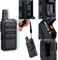 Retevis RT619 Funkgerät Mit Headset, PMR Walkie Talkies Set, 16 Kanäle VOX Squelch 1300mAh Wiederaufladbar Micro USB , Funkgeräte Set Für Baustelle, Sicherheitsdienst, Logistikunternehmen, Schule(4 Pack, Schwarz) 11 Retevis RT619 Funkgerät Mit Headset, PMR Walkie Talkies Set, 16 Kanäle VOX Squelch 1300mAh Wiederaufladbar Micro USB , Funkgeräte Set Für Baustelle, Sicherheitsdienst, Logistikunternehmen, Schule(4 Pack, Schwarz) -Elektronikpunkt 02f11e85094989c6b7196a6b64654fb8