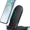 AUKEY LC-A2-Bla Aircore Series 2-in-1 Wireless Charging Stand, Schwarze Farbe -Elektronikpunkt 03694cceec38e7b6f70f502c641d5caa