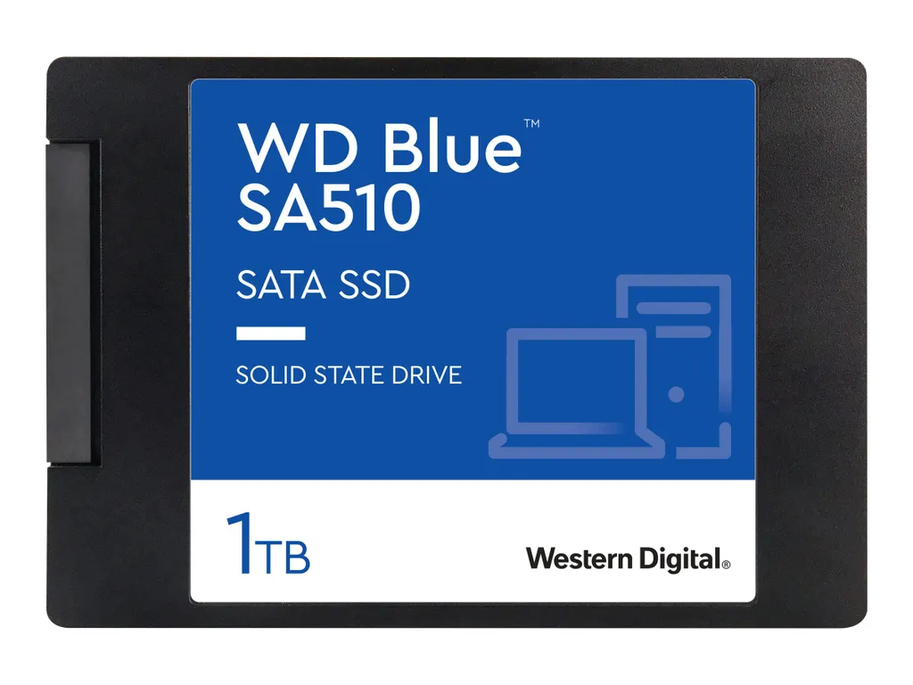 SATA-SSD WD Blue SA510, 1 TB, 7mm, Intern 3 SATA-SSD WD Blue SA510, 1 TB, 7mm, Intern