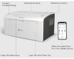 G&G P2022W S/w Laserdrucker 22 Seiten/ Min. WLAN, Mobile App -Elektronikpunkt 0440c83293eb779ac39e3180e80e2f90