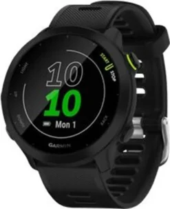 Garmin FORERUNNER 55 Schwarz Mit Silikon-Armband 20mm | 010-02562-10 -Elektronikpunkt 05d8e0c7f5f795709c8c2f588198cd53