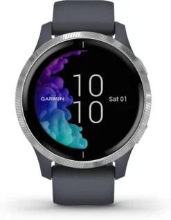 Garmin Venu Silver With Granite Blue Band -Elektronikpunkt 07d6c534035f2ed4217705a2ec36ce52