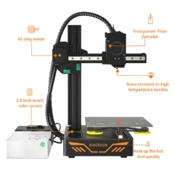 KINGROON KP3S 3D-Drucker FDM 180 X 180 X 180 Mm Druckgröße Doppelführungsschiene Ultraleiser Schritttreiber TMC2225 Verbesserter 1,75 Mm Filament PLA/HOLZ/TPU 3D-Drucker -Elektronikpunkt 0827e034b8aacff5731ee173f3b2b5aa