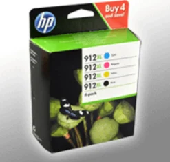 HP 912XL Original Schwarz, Cyan, Magenta, Gelb 4 Stück(e) -Elektronikpunkt 0848b8fa0cfa954c7fa60d9edf6005e2