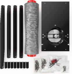 SCULPFUN Graviermaschinen Staubdichte Schutzbox 720 X 720 X 360 Mm Rauchabzug Mit Leistungsstarkem Saugventilator Ganzmetallstruktur PVC-Gehaeuse Einfach Zu Installieren -Elektronikpunkt 098f186e807c1e6a39a5b09bcaab5a41 1