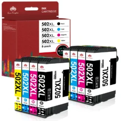 Tintenptronen Für Epson 502 502XL Patronen Multipack Mit Workforce WF-2860 WF-2860DWF WF-2865 WF-2865DWF Expression Home XP-5100 XP-5105