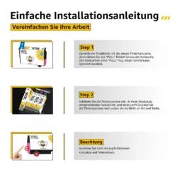 CMYBabee 502 XL Tintenpatrone Für Epson 502 XL Ersatz Für Expression Home XP-5105 XP-5100 XP-5150 XP-5155 Workforce WF-2860DWF WF-2865DWF WF-2880DWF WF-2885DWF (5er Pack) -Elektronikpunkt 0b0be93e1fe211f3b323a92f458e8241