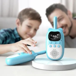 Spielzeug Für Kinder Im Alter Von 3–14 Jahren, Walkie-Talkie Für Jungen Und Mädchen, 22-Kanal-Handfunkgerät Mit Hintergrundbeleuchteter LCD-Taschenlampe, 3 Km Lange Reichweite Für Camping, Wandern, Outdoor-Abenteuer,Blue+Blue -Elektronikpunkt 0b26f6be2dcb8f208ac6fc942d936bde