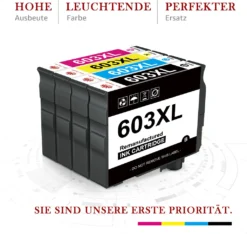 Kompatibel 603 603XL Gelb Tintenpatronen Für Epson Expression Home XP-2100 XP-2105 XP-3100 XP-3105 XP-4100 XP-4105, Workforce WF-2810 WF-2830 WF-2835 WF-2850 -Elektronikpunkt 0c8a67ab10abc2f35d7307b7a3e37c7a 1