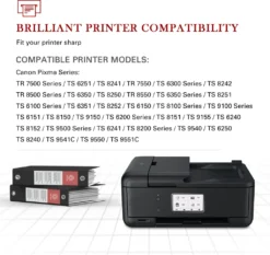 6er (PGBK/BK/C/M/Y/PBlau) PGI-580XXL CLI-581XXL Druckerpatronen Als Ersatz Für Canon 580 581 XXL Patronen Kompatible Für Canon Pixma TS8150 TS8151 TS8152 TS8250 TS8251 TS8252 TS9150 TS9155 -Elektronikpunkt 0d391a27d1ebf7baba0bee324b0f16fe