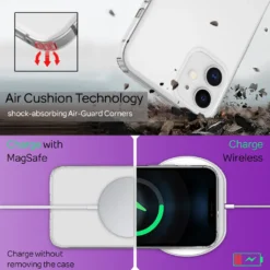 NALIA Klare Schutzhülle Kompatibel Mit IPhone 12 / IPhone 12 Pro Hülle, Transparentes Kratzfestes Hard Backcover & Silikon Bumper, Durchsichtige Kunststoff Handyhülle Phone Case, Schutz Cover Etui 11 NALIA Klare Schutzhülle Kompatibel Mit IPhone 12 / IPhone 12 Pro Hülle, Transparentes Kratzfestes Hard Backcover & Silikon Bumper, Durchsichtige Kunststoff Handyhülle Phone Case, Schutz Cover Etui -Elektronikpunkt 0d5c0dc49e5cd43762a6ea629a9c12d2