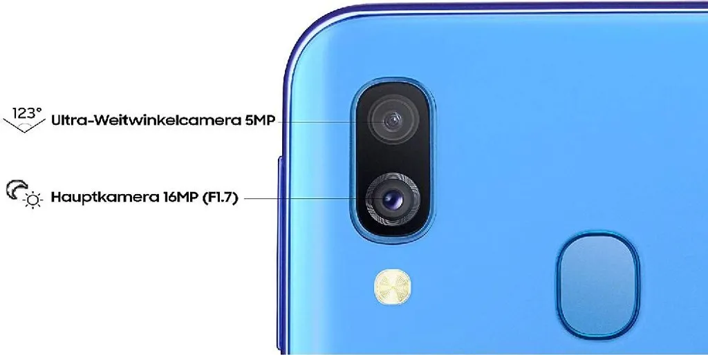 Samsung Smartphone 15cm (5,9 Zoll) A405F Galaxy A40, LTE, 64GB Speicher, Farbe: Blau 9 Samsung Smartphone 15cm (5,9 Zoll) A405F Galaxy A40, LTE, 64GB Speicher, Farbe: Blau – Bild 7