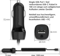 Auto Ladekabel Für Samsung Galaxy Z Flip S22 S21 FE Plus Ladegerät USB Typ C Kfz, Farbe:Schwarz, Smartphone:Samsung Galaxy Z Flip 4 14 Auto Ladekabel Für Samsung Galaxy Z Flip S22 S21 FE Plus Ladegerät USB Typ C Kfz, Farbe:Schwarz, Smartphone:Samsung Galaxy Z Flip 4 -Elektronikpunkt 0ecfab2e3d3ecda8da6eb60a670d6f9a