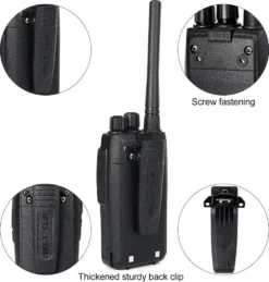Retevis RT21 Walkie Talkie Professional, Funkgerät Mit Großer Reichweite, Tragbarer Handheld-Transceiver 1100 MAh Wiederaufladbares 2-Wege-Radio Für Nothilfe, Rettung (Schwarz, 2 Stück) -Elektronikpunkt 0fbfd1a25f90a9b0ccb406dee86058b4