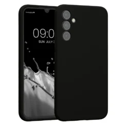 Kwmobile Hülle Kompatibel Mit Samsung Galaxy A34 5G - Hülle Silikon Gummiert - Handyhülle - Handy Case In Schwarz