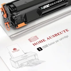 Kompatibel HP 83A CF283A Toner Patronen Für HP Laserjet Pro MFP M225DW M225DN M125NW M125A M127FW M127FN M201DW M201N M220 Drucker (1 Schwarz) -Elektronikpunkt 10d14ff2c77cc881903e44f0a2dd8e63