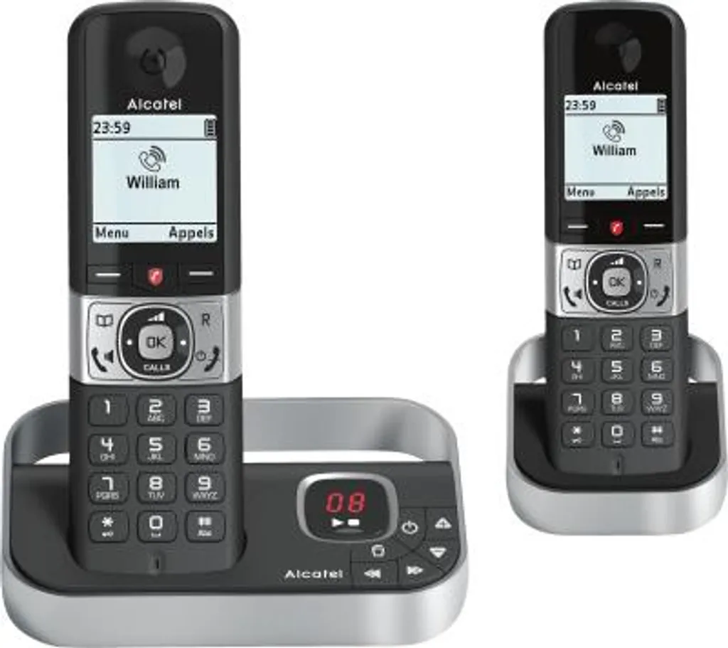 Alcatel F890 Voice Duo TELECOM - Telefon - Schnurlos - Schwarz 13 Alcatel F890 Voice Duo TELECOM - Telefon - Schnurlos - Schwarz – Bild 11