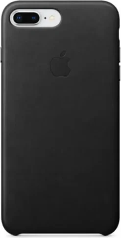 Apple IPhone 7 Plus / 8 Plus Leder Case, Schwarz