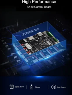 3D Drucker ZONESTAR Z8PM4 PRO FDM 300 X 300 X 400 Mm Baubereich 4-IN-1-OUT Ganzmetall-Extruder Mix-Farbdruck Mit 4,3-Zoll-TFT-LCD-Unterstützung Automatische Filamenterkennung Hohe Präzision Für PLA/PLA+/PETG 1,75-mm-Filament Kompatibel Mit Windows/Mac Betriebssystem/Linux-System -Elektronikpunkt 1547979a3e25649e34e2e96cd68a97f5