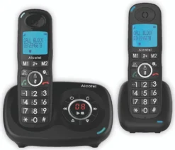 Alcatel XL595B Voice Duo - Telefon - Schwarz -Elektronikpunkt 16454969351215f8e566eabdd0410d90