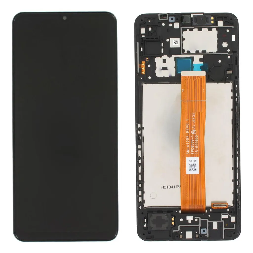 Original Samsung Galaxy A12 2020 A125F LCD Display Touch Screen Glas Digitizer Bildschirm Mit Rahmen (Service Pack) GH82-24491A / GH82-24490A Schwarz 3 Original Samsung Galaxy A12 2020 A125F LCD Display Touch Screen Glas Digitizer Bildschirm Mit Rahmen (Service Pack) GH82-24491A / GH82-24490A Schwarz