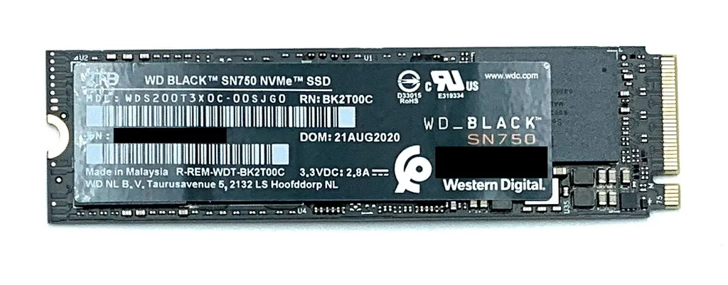 WD_BLACK™ SN750 NVMe™ SSD 2 TB - Schwarz 13 WD_BLACK™ SN750 NVMe™ SSD 2 TB - Schwarz – Bild 11