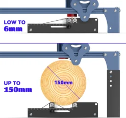 Sculpfun Engraver Extension Kit Erweiterungskit Für S6/S6pro/S9 Graviermaschinen Verlängerter Schaft 950 Mm X 410 Mm+400 X 400 Mm SCULPFUN Wabenarbeitstisch+Walze Roller Set SCULPFUN -Elektronikpunkt 1b123188e385c0443fbf15eae014f844 2
