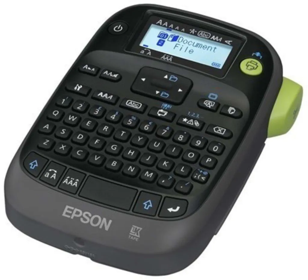 Epson® Epson LabelWorks LW-K400 - QWERTZ - Wärmeübertragung - 180 X 180 DPI - 6 Mm/sek - AA - Schwarz - Grü Epson 4 Epson® Epson LabelWorks LW-K400 - QWERTZ - Wärmeübertragung - 180 X 180 DPI - 6 Mm/sek - AA - Schwarz - Grü Epson – Bild 2