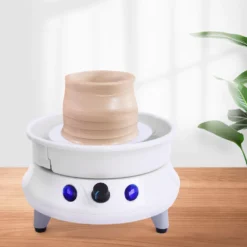 Elektrische Töpferscheibe Kinder DIY Tonwerkzeug 120W 15cm Potterrad Keramik Lehm Clay -Elektronikpunkt 1eb634a90275c1de7906628e7da15749
