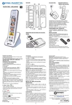 Geemarc PHOTODECT 295 Zusatz-Telefon - Schnurloses Schwerhörigen 30 DB -Telefon Mit 4 Fototasten Und Lautsprecher - Besonders Praktisch Bei Demenz - Deutsche Version -Elektronikpunkt 1effb7a87a9ffd10044f4c5b7c6fd252