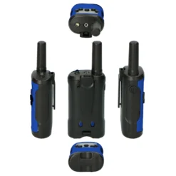 Alecto FR175 - Walkie Talkie Kinder - Funkgerät Bis Zu 7 Kilometer Reichweite Mit Taschenlampe, Blau/Schwarz -Elektronikpunkt 2042229ad07e2587eed36b9451aa7418