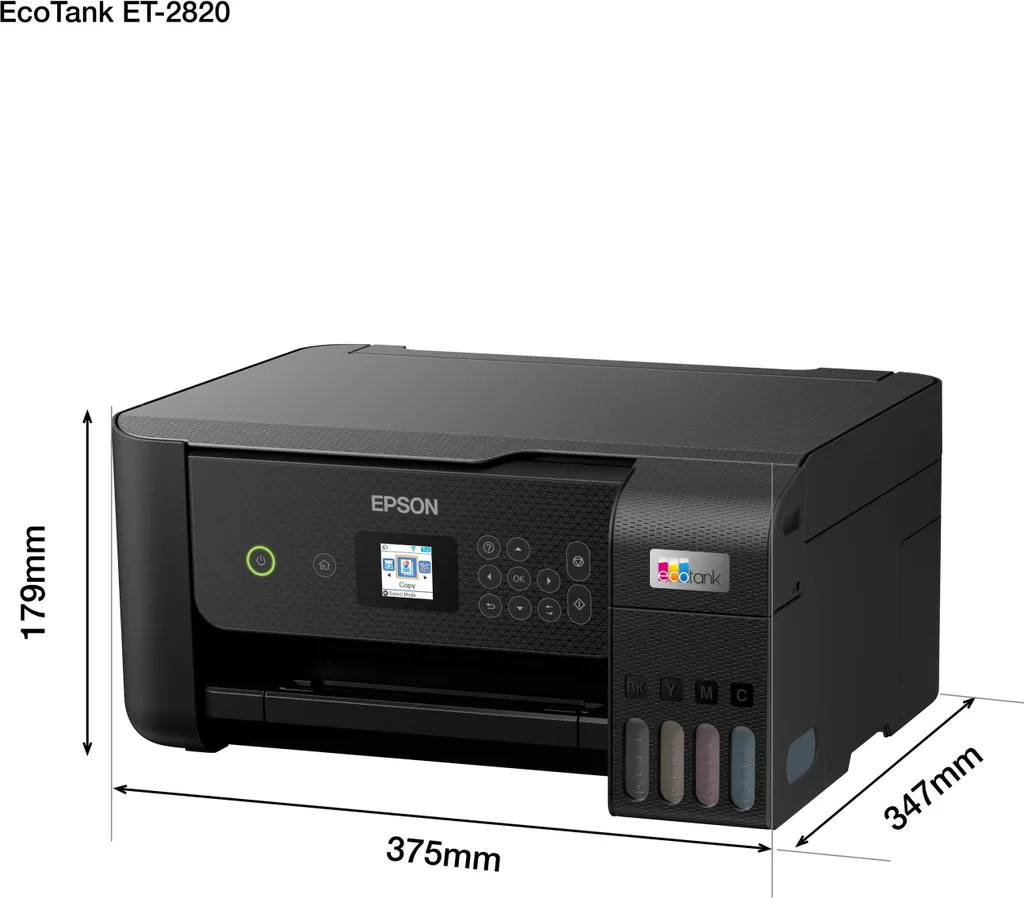 Epson® Epson EcoTank ET-2820 Multifunktionsdrucker 3-in-1 Apple AirPrint USB Wi-Fi 21 Epson® Epson EcoTank ET-2820 Multifunktionsdrucker 3-in-1 Apple AirPrint USB Wi-Fi – Bild 19