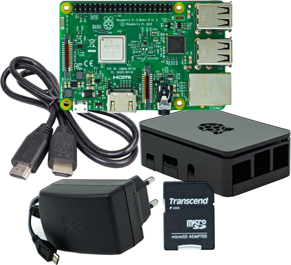 Raspberry Pi 3 B Bundle Mit Netzteil, Gehäuse, HDMI-Kabel Und 32 GB SD Card 3 Raspberry Pi 3 B Bundle Mit Netzteil, Gehäuse, HDMI-Kabel Und 32 GB SD Card