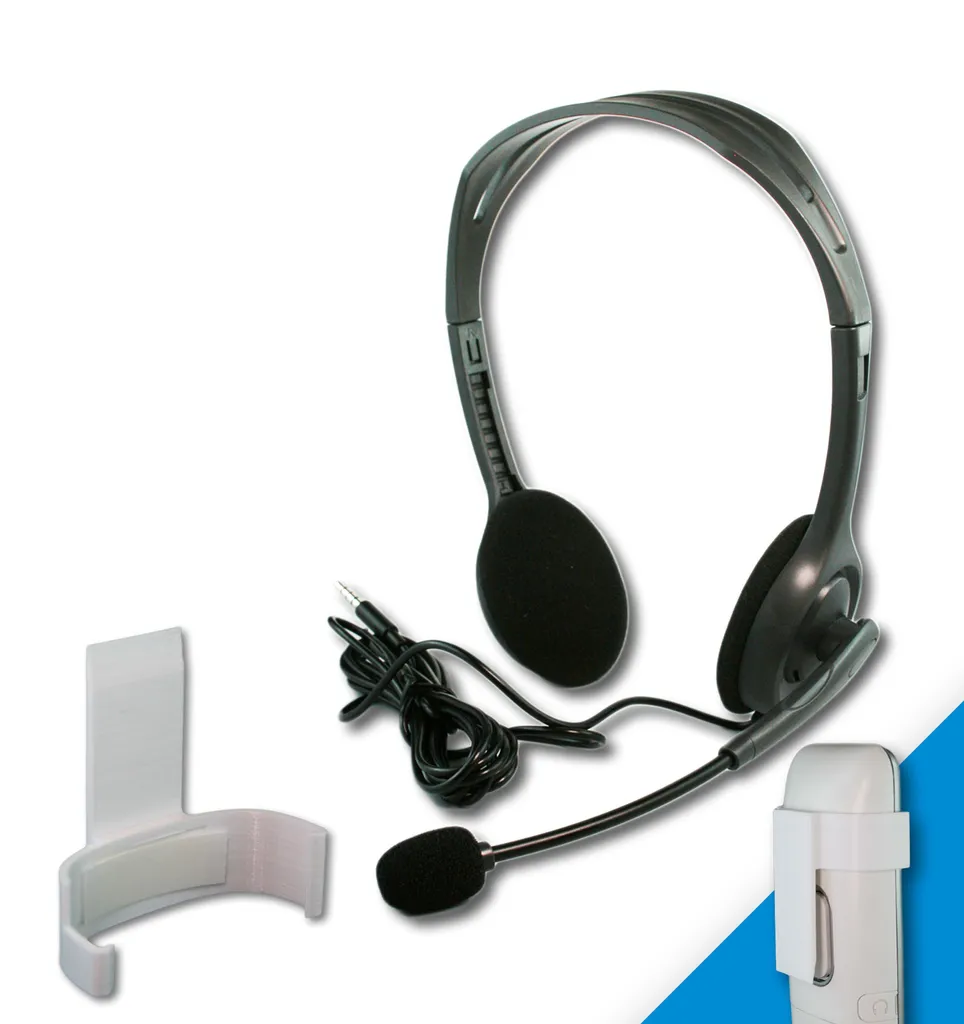 Logitech Headset & Gürtelclip Bundle Für AVM Fritz!Fon C6 Weiß 11 Logitech Headset & Gürtelclip Bundle Für AVM Fritz!Fon C6 Weiß – Bild 9