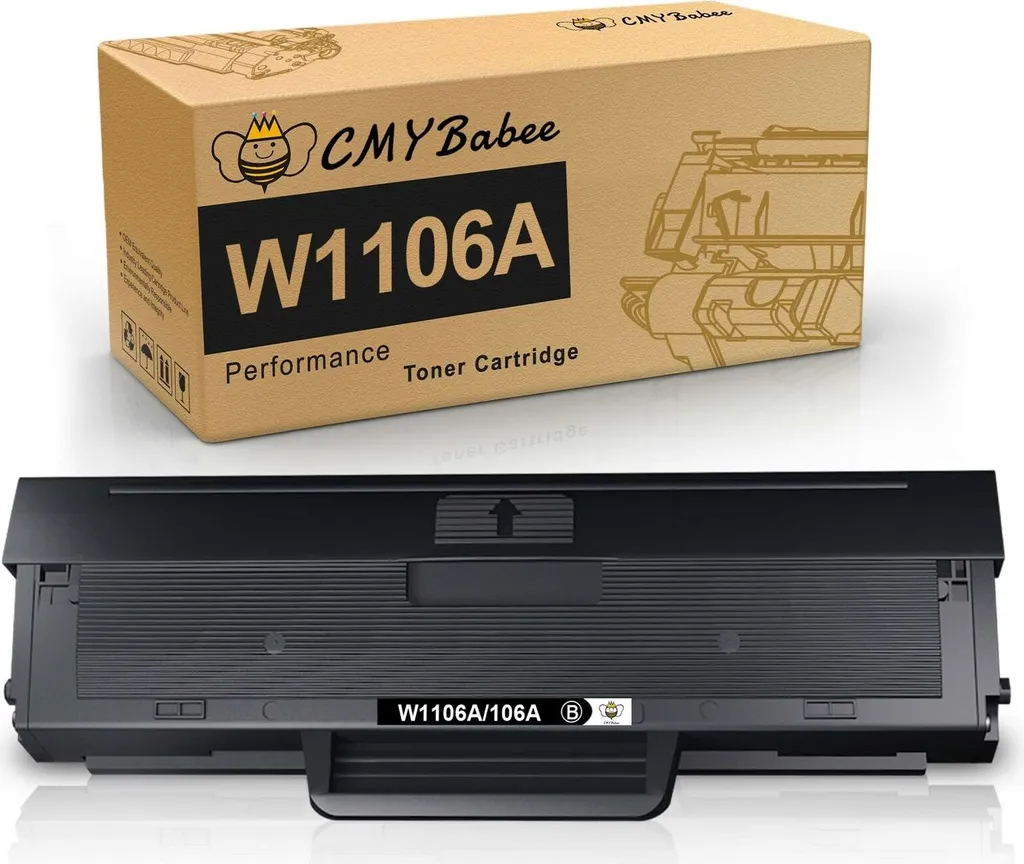 CMYBabee Toner Kompatibel Für HP 106A W1106A Laser 107a 107w MFP 135w 135wg 137fnw Mit CHIP 3 CMYBabee Toner Kompatibel Für HP 106A W1106A Laser 107a 107w MFP 135w 135wg 137fnw Mit CHIP