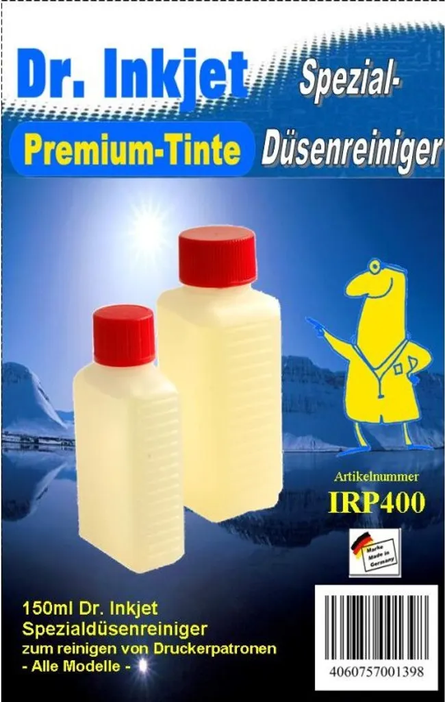 IRP400 - Dr. Inkjet Druckkopfreiniger - Düsenreiniger Für Druckerpatronen Und Druckköpfe Für Alle Drucker Geeignet 3 IRP400 - Dr. Inkjet Druckkopfreiniger - Düsenreiniger Für Druckerpatronen Und Druckköpfe Für Alle Drucker Geeignet