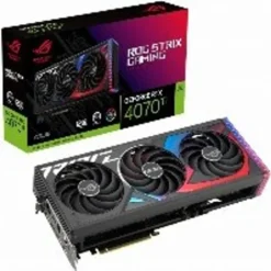 ASUS ROG -STRIX-RTX4070TI-12G-GAMING, GeForce RTX 4070 Ti, 12 GB, GDDR6X, 192 Bit, 7680 X 4320 Pixel, PCI Express 4.0