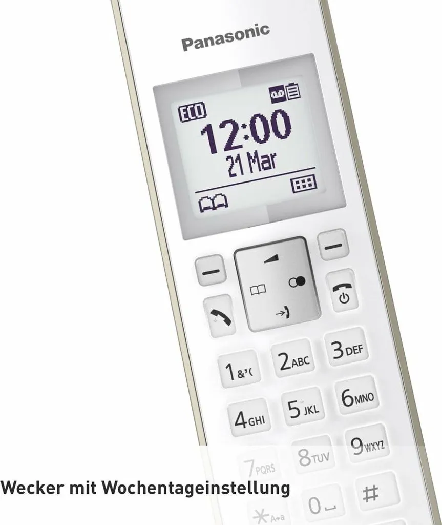 Panasonic KX-TGK220GN Champagner 12 Panasonic KX-TGK220GN Champagner – Bild 10