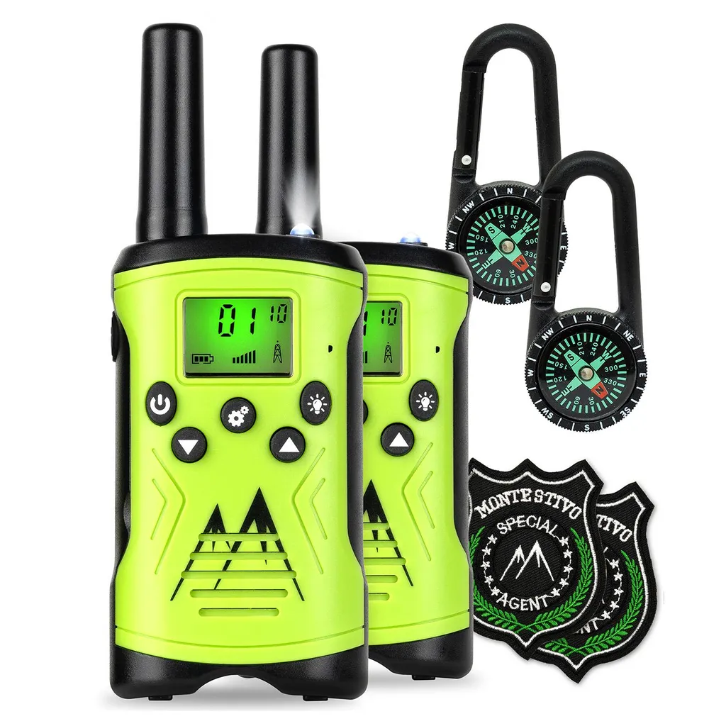 Monte Stivo Agent Walkie-Talkie Für Kinder Grün 3 Monte Stivo Agent Walkie-Talkie Für Kinder Grün