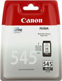 Canon® Canon PG-545, Tintenpatrone Schwarz, Für PIXMA IP2850, MG2450, MG2550, MG2555, MG2950, MG2950S, MX495