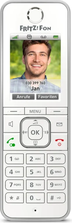 AVM FRITZ!Fon C6 DECT-Telefon Anrufer-Identifikation Weiß -Elektronikpunkt 2a811ba1b6b58cdae47ccb71dc0599e7