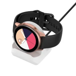 Für Samsung Galaxy Watch 4 / 4 Classic Universelle Silikon Ladehalterung Weiß Ohne Kabel -Elektronikpunkt 2a94ab3ce76120c4966bf5bc9b72dd8d