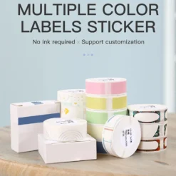 160 Blatt NiimBot D11/D110 Etikettendruckpapier, Thermopapier, Weiß 12*40mm -Elektronikpunkt 2c90aa9909318f13bb4eb852ae25c849