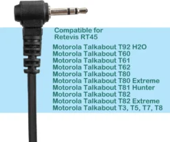 Retevis T001 Funkgerät Headset 1 Pin 2.5mm Kopfhörer Kompatibel Mit Walkie Talkie Retevis RT45 Motorola TLKR T80 T80 Extreme T82 T82 Extreme T92 H2O T60 T61 T62 T81 Hunter T270 HYT TC-320 (2 STK.) -Elektronikpunkt 2d4cdcfdc6c7bd62462b921ccf42e677