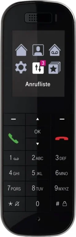 Telekom Speedphone 52 DECT-Telefon Anrufer-Identifikation Schwarz -Elektronikpunkt 2d633187d1a4265733b7bb3dc190602b