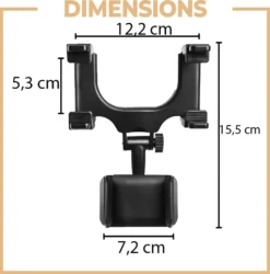 Handyhalter Auto Für Rückspiegel Handyhalterung Kfz Universal Handy Autohalterung Alles Spiegel Smartphone Drehbar Halterung Phone Samsung Retoo -Elektronikpunkt 2e3d634f3157eadcc124c79002f5890a