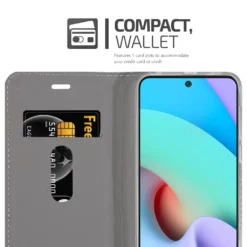 Cadorabo Hülle Für Xiaomi RedMi 10 / RedMi NOTE 11 4G Schutzhülle In Grau Handy Hülle Etui Book Case Cover -Elektronikpunkt 2fd203b7b7178605910cc6ee410f3aac
