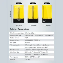 ANYCUBIC Wash And Cure Plus, Waschgröße 192 Mm X 120 Mm X 290 Mm, Waschstation & Aushärtekammer 20 ANYCUBIC Wash And Cure Plus, Waschgröße 192 Mm X 120 Mm X 290 Mm, Waschstation & Aushärtekammer -Elektronikpunkt 2fee5a9676fdbd3377935bfce6956d25