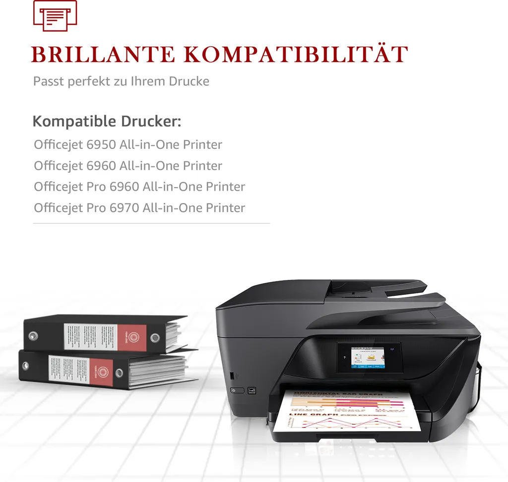 Toner Kingdom 903XL Multipack Druckerpatronen Mit Neuester Chip Kompatibel Für HP 903 Patronen Für HP Officejet 6950 6960 Pro 6960 6970 All-in-One Drucker 5 Toner Kingdom 903XL Multipack Druckerpatronen Mit Neuester Chip Kompatibel Für HP 903 Patronen Für HP Officejet 6950 6960 Pro 6960 6970 All-in-One Drucker – Bild 3